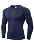 Winter Men's Activewear Quick Dry Stretchy Running Sweatshirts