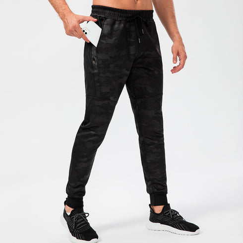 Winter Men's Casual Running Printing Sports Pants
