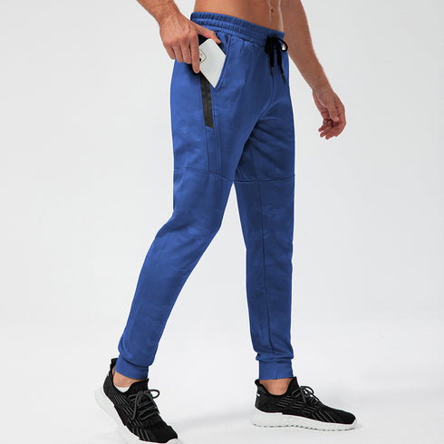 Winter Men's Casual Running Printing Sports Pants