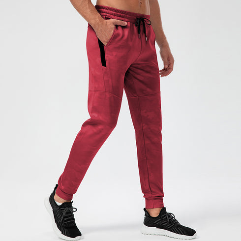 Winter Men's Casual Running Printing Sports Pants