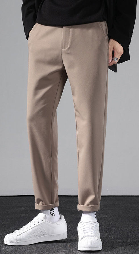 Winter Men’s Flat Front Straight Leg Dress Pants