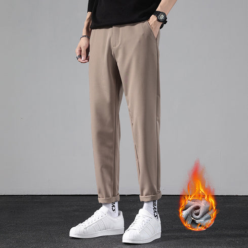 Winter Men’s Flat Front Straight Leg Dress Pants