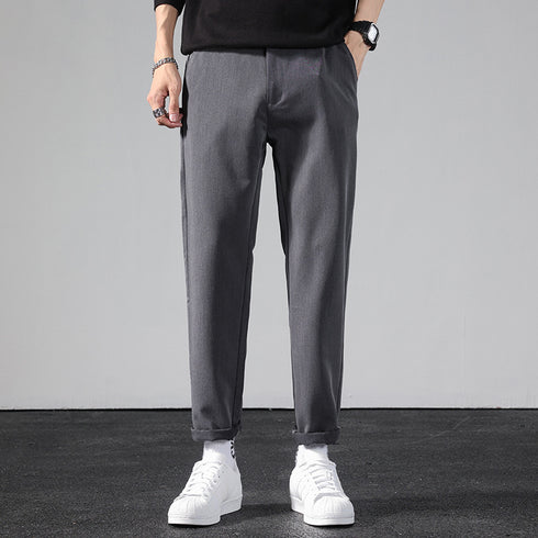 Winter Men’s Flat Front Straight Leg Dress Pants