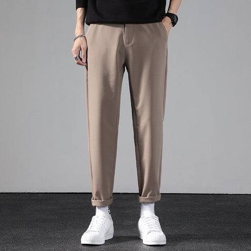 Winter Men’s Flat Front Straight Leg Dress Pants