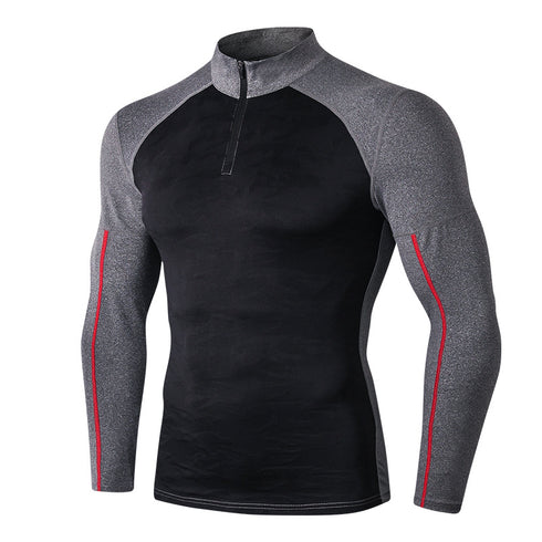 Winter Men's Quick Dry Bodybuilding Top Sport Sweatshirts