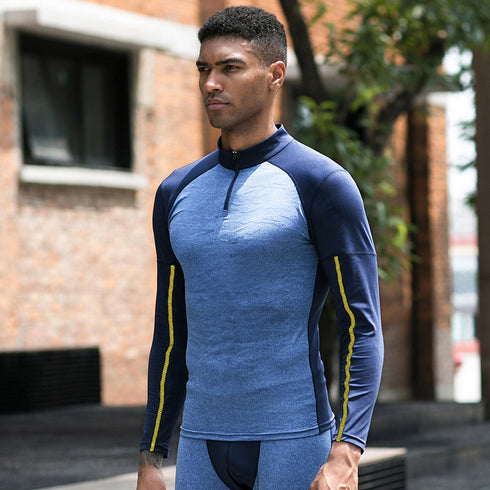 Winter Men's Quick Dry Bodybuilding Top Sport Sweatshirts