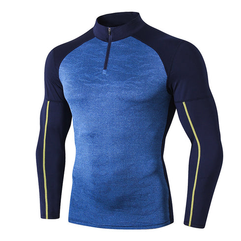 Winter Men's Quick Dry Bodybuilding Top Sport Sweatshirts