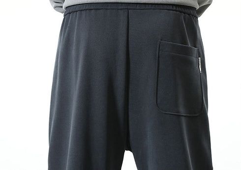Winter Men's Trousers Traning Drawstring Joggers Pants