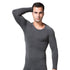 Winter Men's Shapewear Long Sleeve Thermal Seamless Underwear
