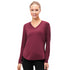 Winter Women's Breathable Long Sleeve V-neck Sport Running Shirt