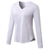 Winter Women's Breathable Long Sleeve V-neck Sport Running Shirt
