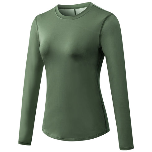 Winter Women's Fitness Long Sleeve Running Yoga Sweatshirts