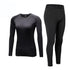 Winter Women's Fitness Running Suit Shirt Yoga Pants