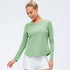 Winter Women's Quick Dry Running Round Neck Sweatshirts