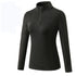 Winter Women's Stand Collar Running Yoga Stretchy Sweatshirts