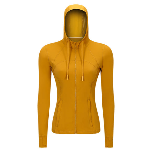 Winter Women's Stretchy Workout Running Yoga Track Jacket