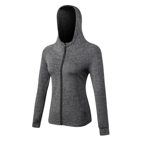Winter Women's Workout Zipper Running Track Jacket