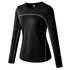Winter Women's Yoga Fitness Running Long Sleeve Stretchy Shirt