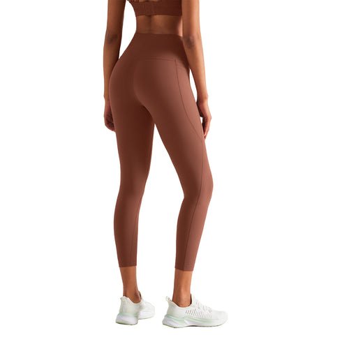 Winter Women's Yoga Lift Hips Side Pockets Leggings Pants