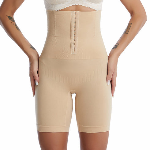 Women's 2 Rows Clasp Tummy Control Butt Lifters Body Shaper