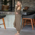 Women's 3 Piece Lounge Set Vest High Waist Sweat Suit