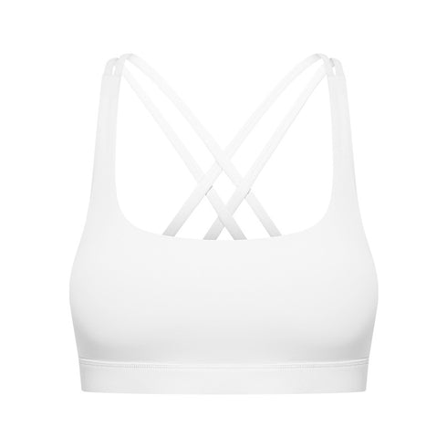 Women's 3 Rows Clasp Athletic Running Sports Bras