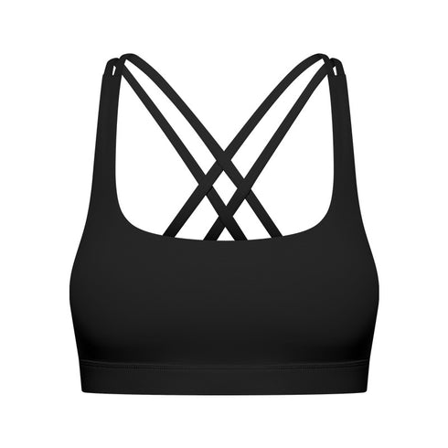 Women's 3 Rows Clasp Athletic Running Sports Bras