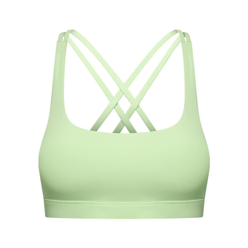 Women's 3 Rows Clasp Athletic Running Sports Bras