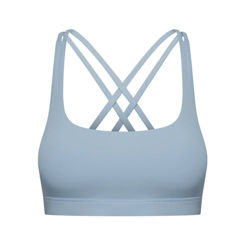 Women's 3 Rows Clasp Athletic Running Sports Bras