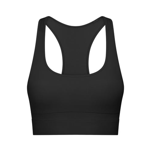 Women's 3 Rows Clasp Running Yoga Crop Tank with Pads