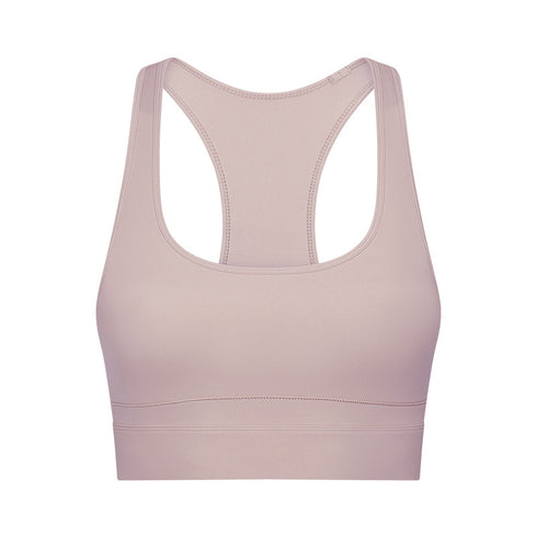 Women's 3 Rows Clasp Running Yoga Crop Tank with Pads