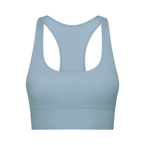 Women's 3 Rows Clasp Running Yoga Crop Tank with Pads