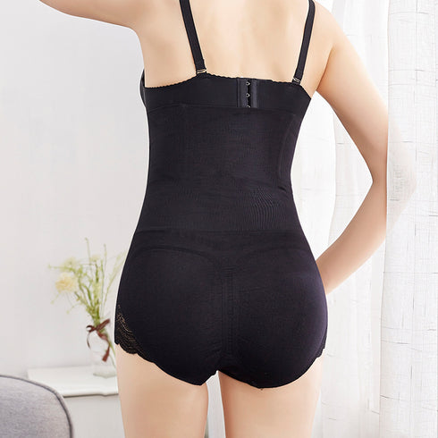 Women's 3 Rows Clasp Tummy Control Butt Lifters Breathable Shapewear