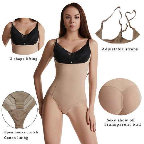 Women's Abdomen Control Adjustable Crotch Space Bodysuits