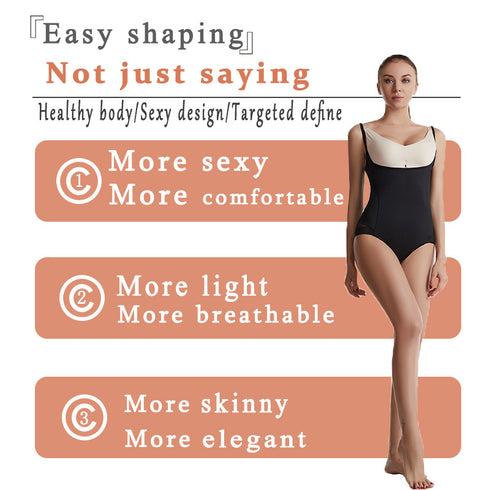 Women's Abdomen Control Adjustable Crotch Space Bodysuits