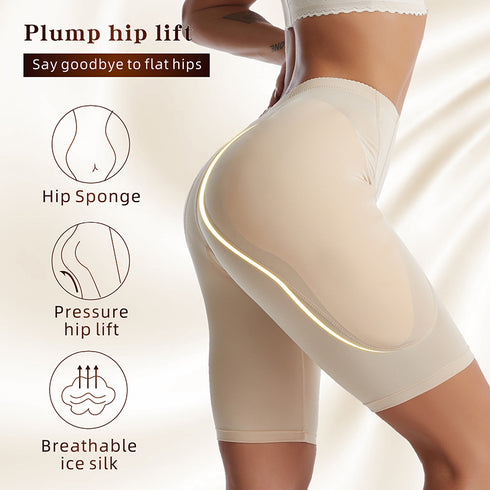 Women's Abdomen Control Butt Lifters Hip Pads Body Shaper