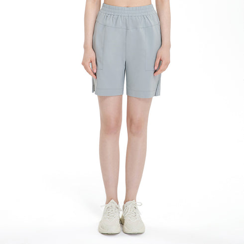 Women's Activewear Exercise Running Elastic Waist Loose Shorts