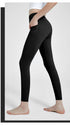 Women's Activewear Hi-Waist Skinny Pants with Pocket