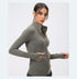 Women's Activewear Running Stand Collar Zipper Track Jacket