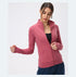 Women's Activewear Running Stand Collar Zipper Track Jacket