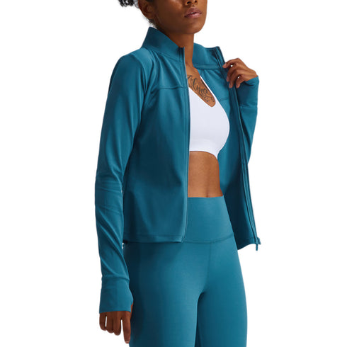 Women's Activewear Zipper Workout Running Track Jacket