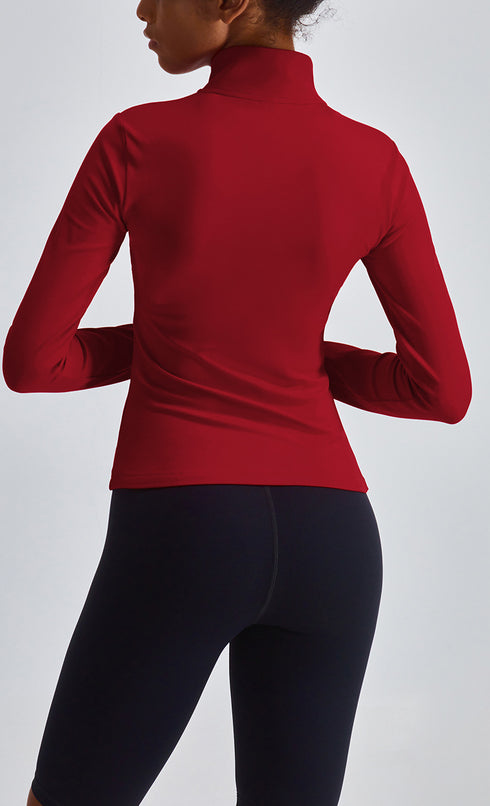 Women's Activewear Zipper Workout Running Track Jacket