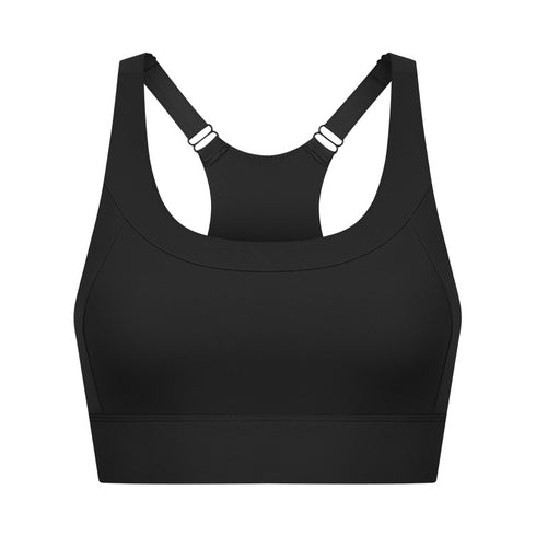 Women's Adjustable 3 Rows Clasp Fitness Sports Bras