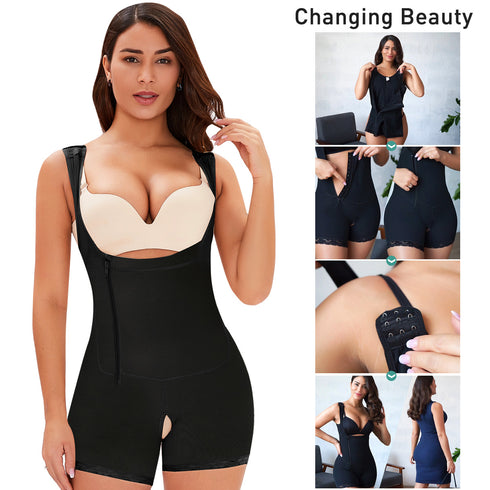 Women's Adjustable Broad Straps Plus Size Fajas Colombianas Body Shaper