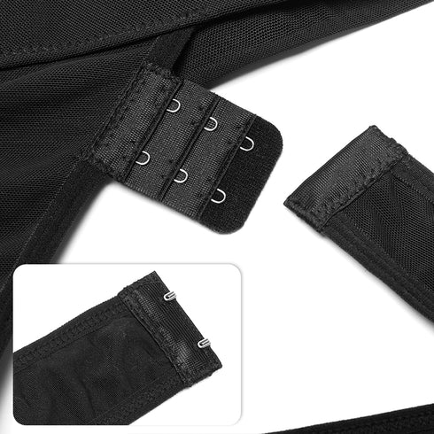 Plus Size Women's Adjustable Rows Clasp Tummy Control Panties