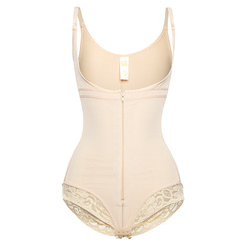 Plus Size Women's Adjustable Spaghetti Strap Fajas Colombianas