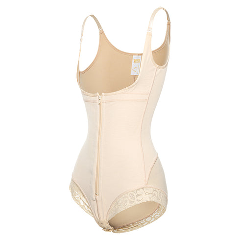 Plus Size Women's Adjustable Spaghetti Strap Fajas Colombianas