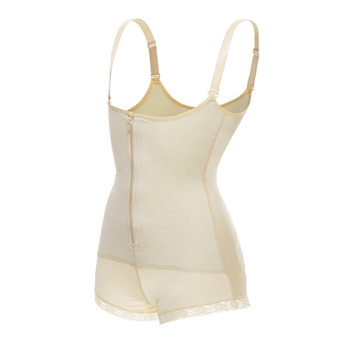Women's Adjustable Straps Open Bust Zipper Shapewear