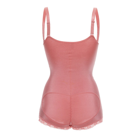 Women's Adjustable Straps Open Bust Zipper Shapewear
