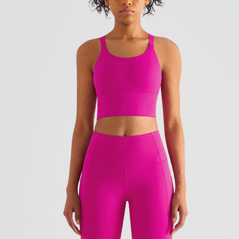 Women's Adjustable Straps Running High Impact Support Tank